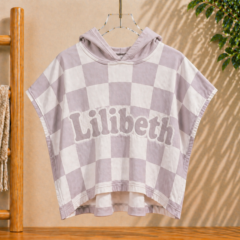 Personalized Hooded Towel – Myk og unik – Personlig badekåpe til barn