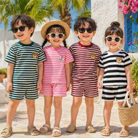 Thumbnail for Kids Stripe Outfit – Trendy og komfortabelt – Sommerantrekk til barn