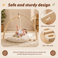 Thumbnail for Wooden Baby Rattle Toy – Sansestimulerende og trygt – Baby Gym
