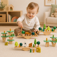 Thumbnail for Wooden Forest Blocks – Kreativitet og utvikling – Sett med treklosser til å stable