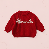 Thumbnail for Personalized Baby Sweater – Unik og kjærlig – Brodert, personlig babygenser