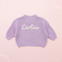 Thumbnail for Personalized Baby Sweater – Unik og kjærlig – Brodert, personlig babygenser