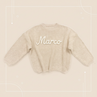Thumbnail for Personalized Baby Sweater – Unik og kjærlig – Brodert, personlig babygenser