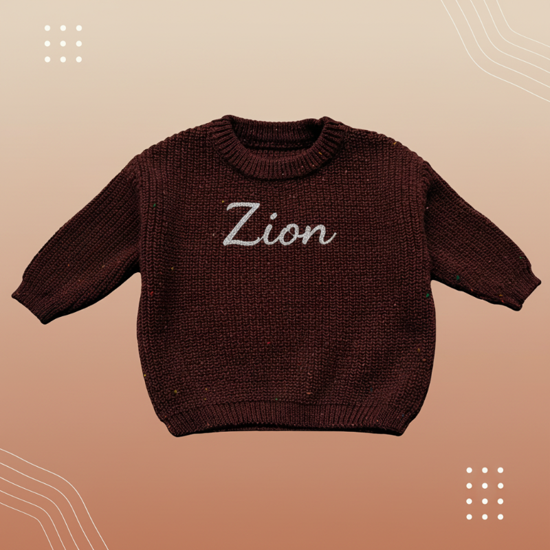Personalized Baby Sweater – Unik og kjærlig – Brodert, personlig babygenser