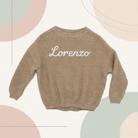 Thumbnail for Personalized Baby Sweater – Unik og kjærlig – Brodert, personlig babygenser