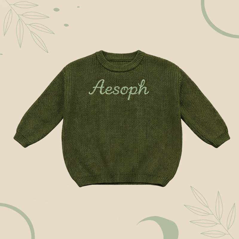 Personalized Baby Sweater – Unik og kjærlig – Brodert, personlig babygenser