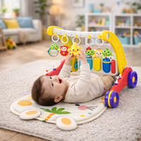 Thumbnail for Step & Play – Interaktivt og trygt – 3-i-1 gåstol og babygym