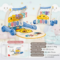 Thumbnail for Step & Play – Interaktivt og trygt – 3-i-1 gåstol og babygym