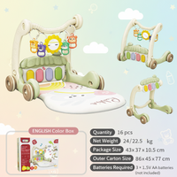 Thumbnail for Step & Play – Interaktivt og trygt – 3-i-1 gåstol og babygym