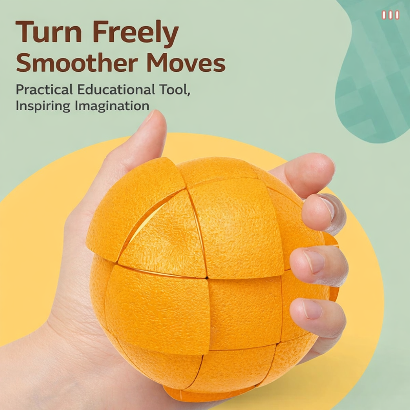 FruitCube – Fargerik og utfordrende – Montessori fruktpuslespill