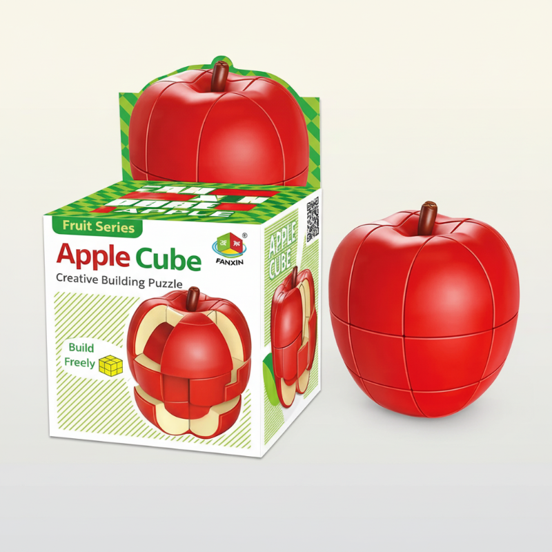 FruitCube – Fargerik og utfordrende – Montessori fruktpuslespill