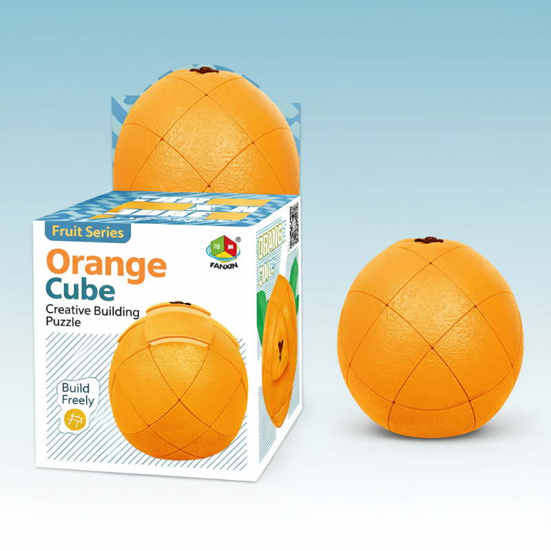 FruitCube – Fargerik og utfordrende – Montessori fruktpuslespill