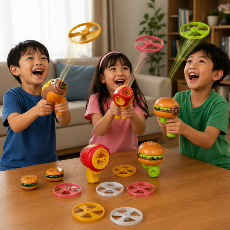 Flying Disk Toy – Kreativt og aktivt – Gyro Gun