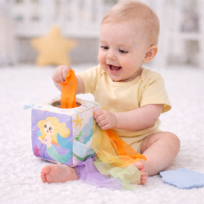 BabyBloom – Lekent og utviklende – Sensorisk babyleketøy