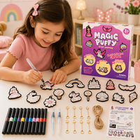 Thumbnail for Magic Puff Paint – Kreativt og interaktivt – Håndverkssett med magisk skumtekstur