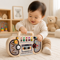 Thumbnail for Wooden Busy Board – Motorikk og interaktivitet – Aktiviteter på musikkbrettet