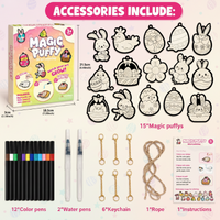 Thumbnail for Magic Puff Paint – Kreativt og interaktivt – Håndverkssett med magisk skumtekstur