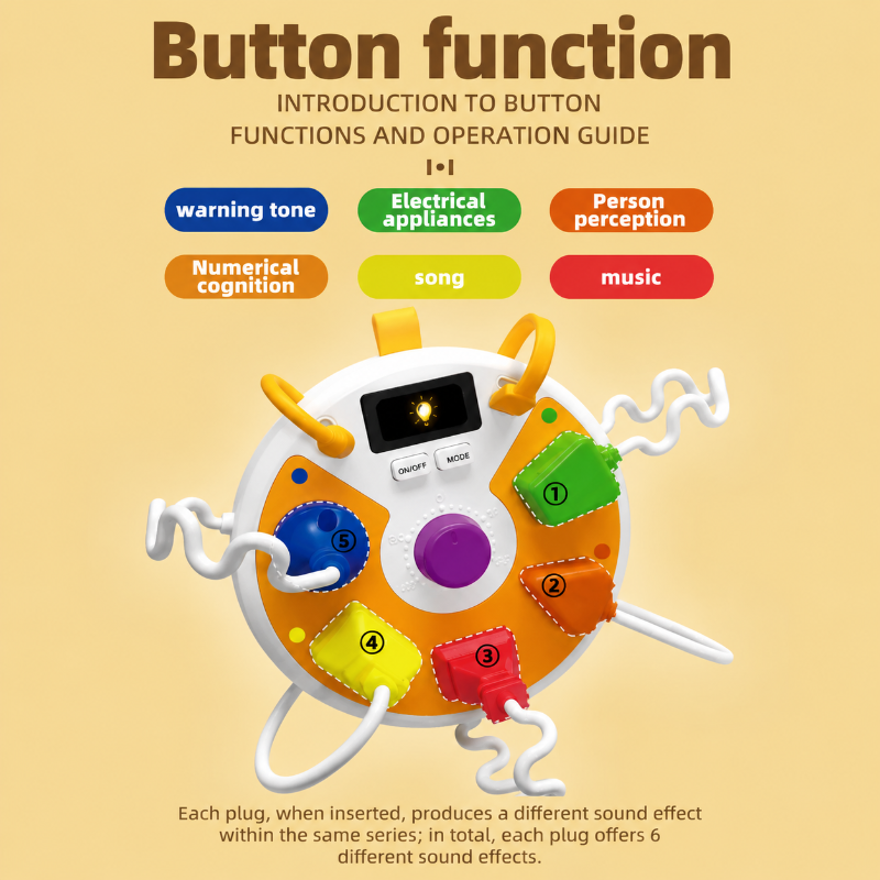 Light Up Busy Board – Motorikk og utvikling – Aktivitetstavle