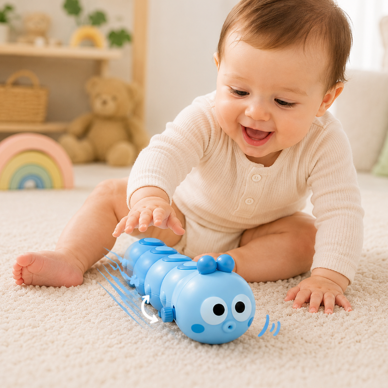 Wind-Up Caterpillar – Lekende og bevegelige – Kryp-leker