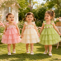 Thumbnail for Tulip Mesh Dress – Elegant og komfortabel – barnekjole
