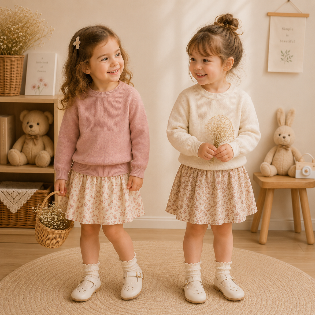 Thin Cotton Pullover – Lys & Komfort – Strikket barnegenser