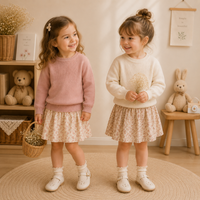 Thumbnail for Thin Cotton Pullover – Lys & Komfort – Strikket barnegenser
