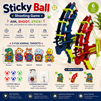 Thumbnail for Sticky Ball Shooting Game – Aktivt & interaktivt – Dartspill-sett