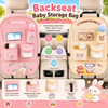 Backseat Baby Storage Bag – Praktisk og romslig – Oppbevaringsveske til bilen