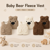 Baby Bear Fleece Vest – Varm og myk – Barnetrøye med bjørnemotiv