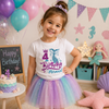 Birthday Graphic Tee – Søt og luftig – bursdags-T-skjorte for barn