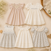 Thumbnail for Lace Stitching Dress – Elegant og komfortabelt – Blonder og sømmer