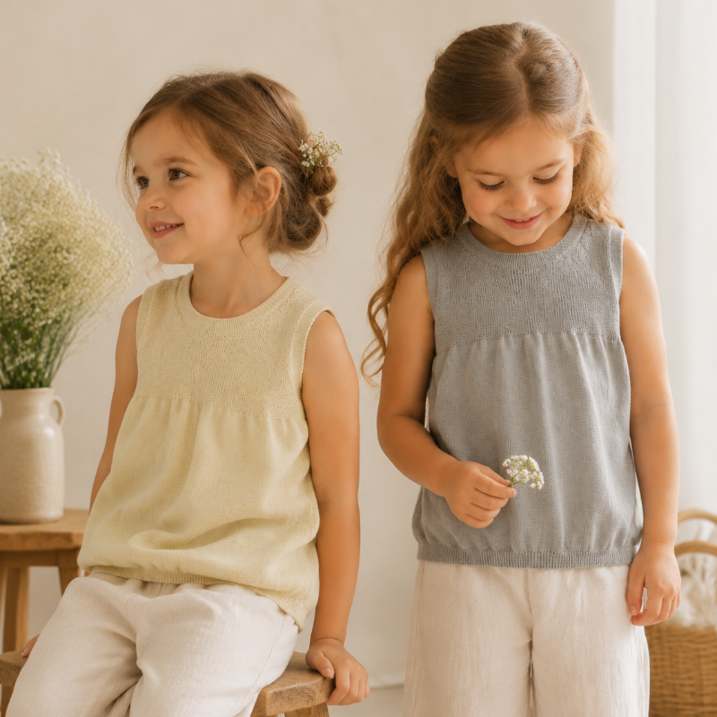 Knitwear Set – Elegant og behagelig – myk strikket vest