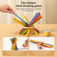 Thumbnail for Wooden Stick Battle Game – Tenkning & Interaktivt – Strategisk brettspill