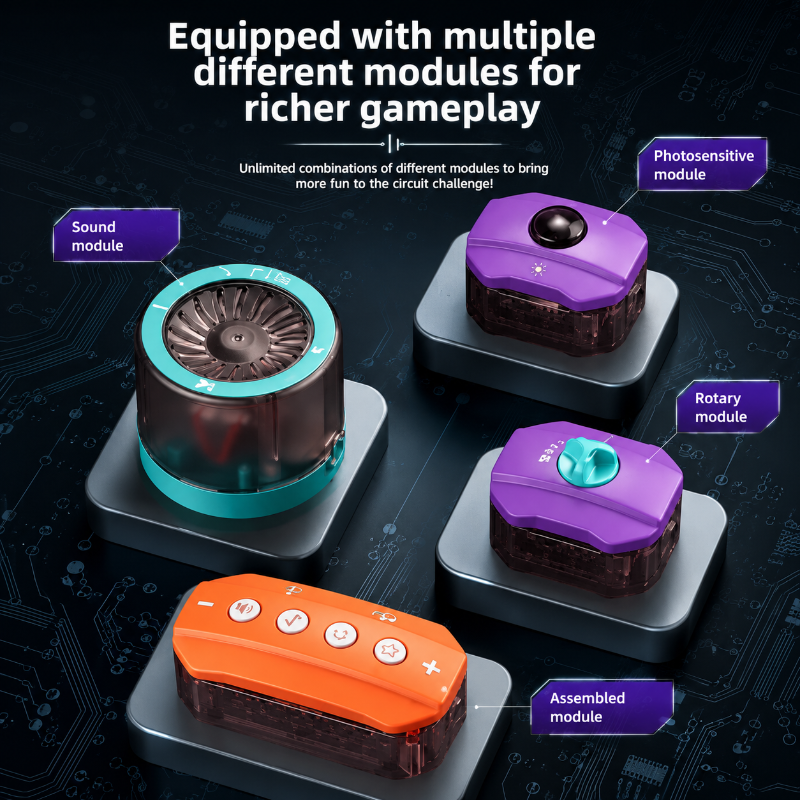 STEM Electronic Building Kit – Lærerikt og teknisk – Eksperiment sett for kretsløp