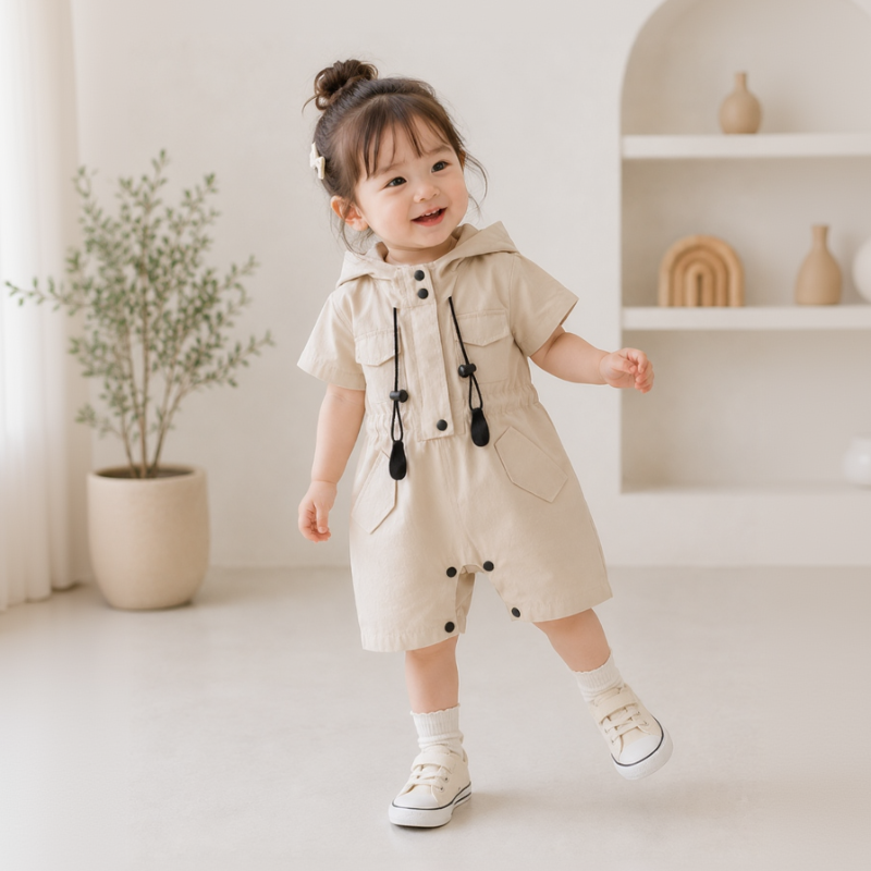 Mini Fashion - Tøff og sommerlig - Baby Jumpsuit