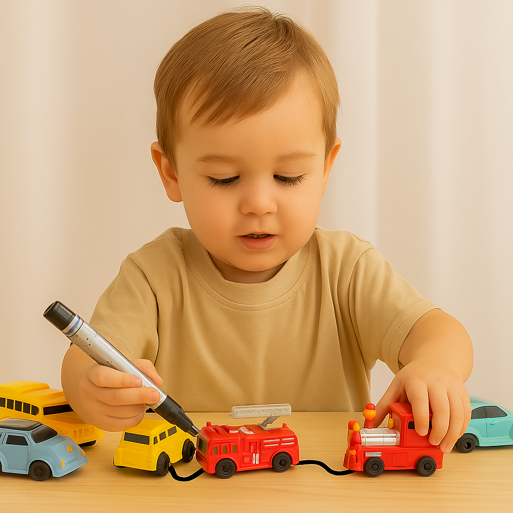 LineDrive – Kreativt og interaktivt – Bil med magisk pennestyring