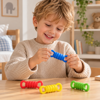 Thumbnail for Plungy – Elastisk og sensorisk – Fidget-leker i silikon (sett med 4)