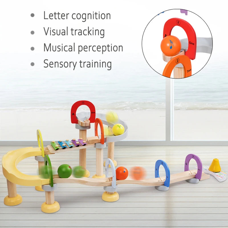 Music Marble Track™ - Montessori-melodier - Sensoriske leker