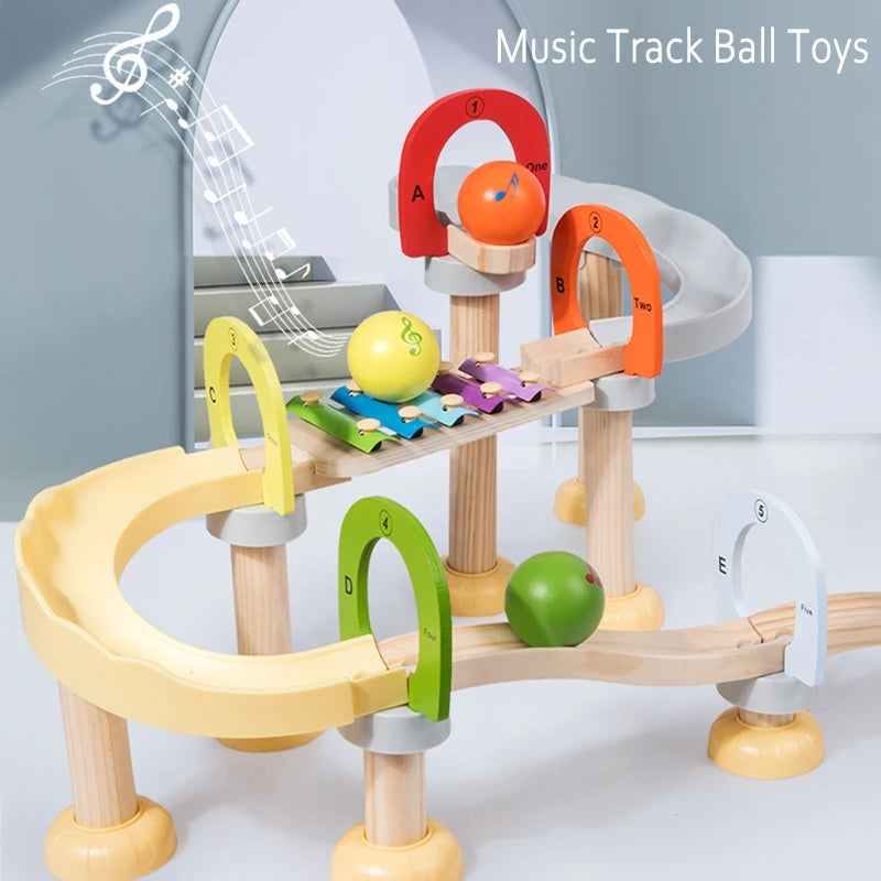 Music Marble Track™ - Montessori-melodier - Sensoriske leker