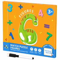Thumbnail for SmartMatch – Lekende og lærerikt – Magnetisk 2-i-1 tegne- og puslespillbok