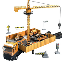 Thumbnail for ConstructoKids – Lære og bygge – 2-i-1 byggetruck-lekesett