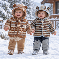 Thumbnail for LittleWarm – Koselig og stilig – Vinterjakke med Fair Isle-mønster