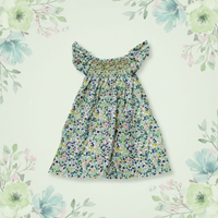Thumbnail for Floral Dress – Lett og luftig – Jentekjole med flagrende ermer
