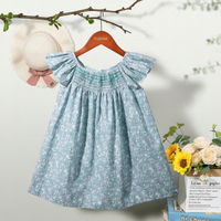 Thumbnail for Floral Dress – Lett og luftig – Jentekjole med flagrende ermer