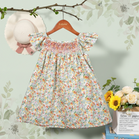 Thumbnail for Floral Dress – Lett og luftig – Jentekjole med flagrende ermer