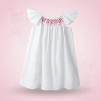 Thumbnail for Floral Dress – Lett og luftig – Jentekjole med flagrende ermer