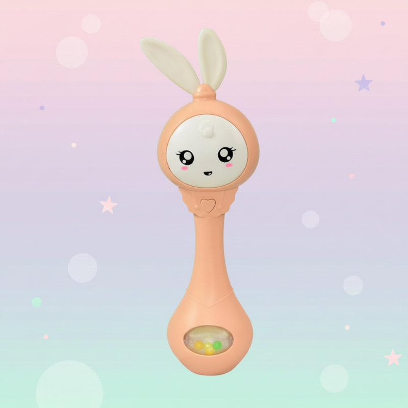 Fun Animal Rattle – Morsom og lærerik – Rangle til babyer