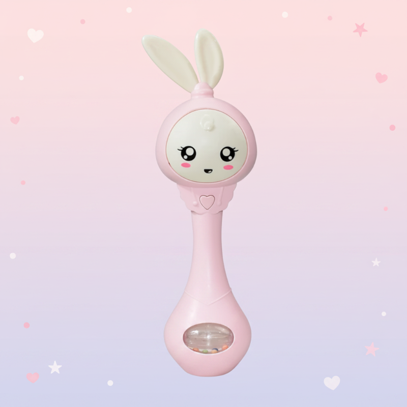 Fun Animal Rattle – Morsom og lærerik – Rangle til babyer