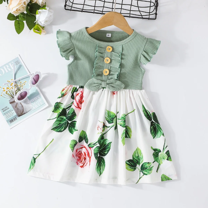 Garden Dress – Sommer & Frisk – Blomsterkjole for jenter