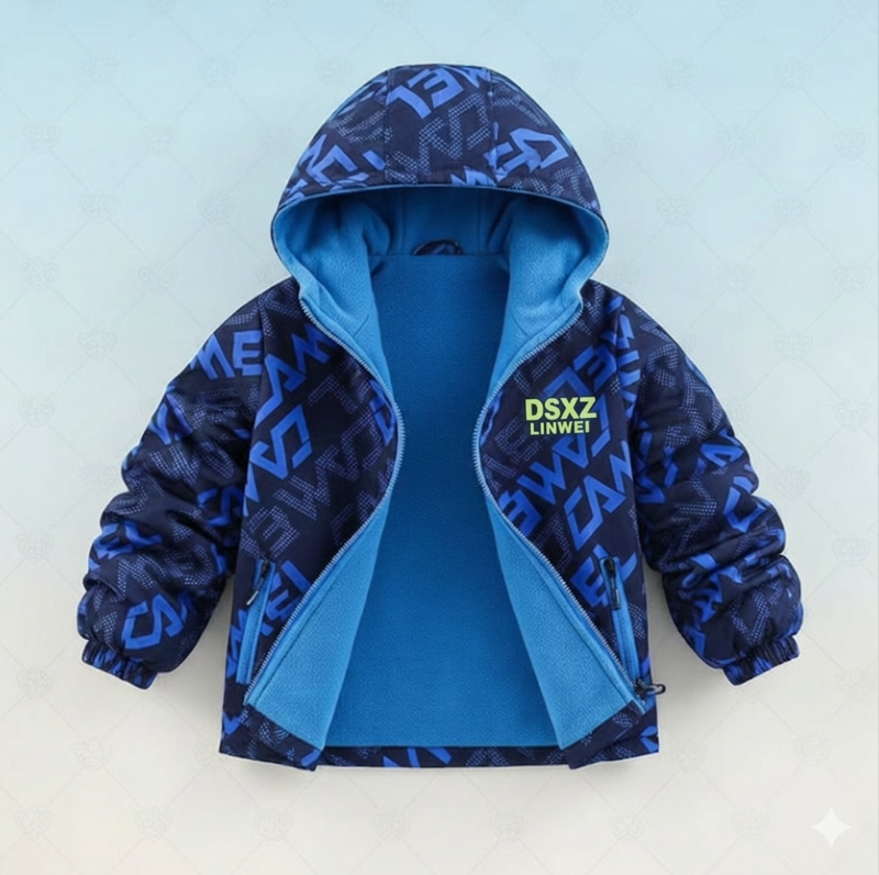 Reversible Kids Jacket – Vanntett og vindtett – Lett jakke